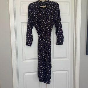 Ann Taylor Navy Shirtdress. Size XL.